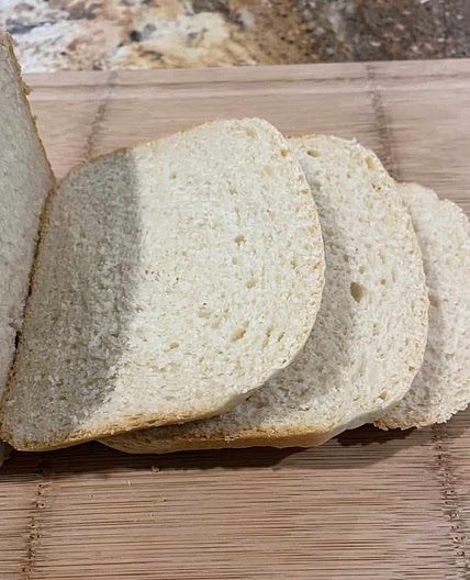Bread Machine White Bread - Soft & Buttery