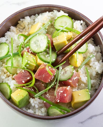 Low FODMAP Tuna Poke