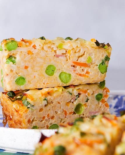Fried rice slice