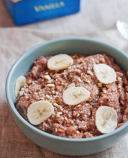 Banana Almond Teff Porridge