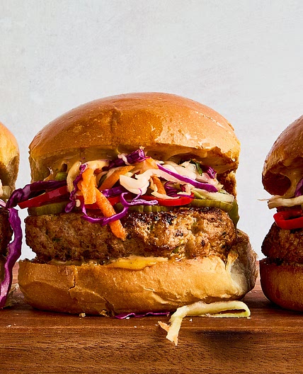 Thai Sweet Chili Turkey Burger