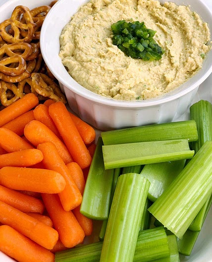 Spicy Roasted Jalapeno Hummus