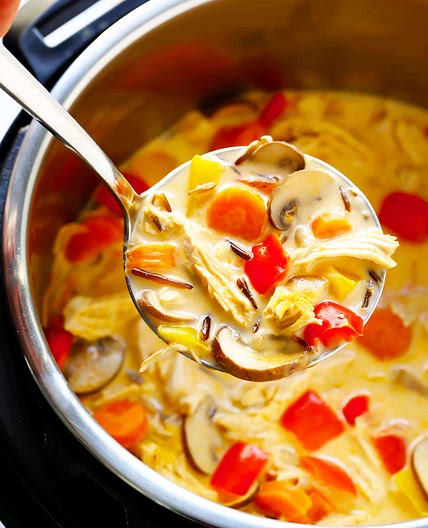 Thai Chicken Wild Rice Soup