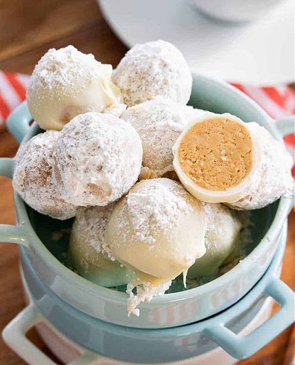 Vegan Peanut Butter Snowballs