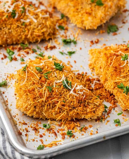 Crispy Baked Panko Chicken