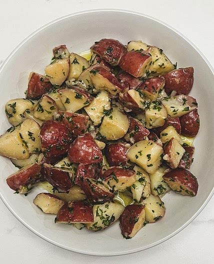 Parsley Buttered Potatoes