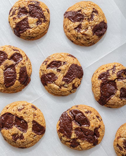 Burnt Miso (Brown Butter) Dark Chocolate Chip Cookies