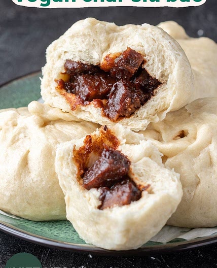 Vegan Char Siu Bao (BBQ Buns)