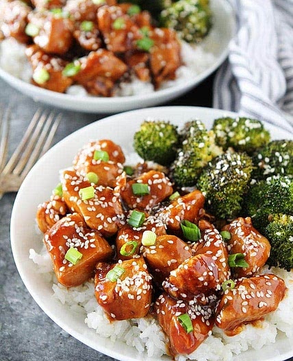 Honey Sesame Chicken {Instant Pot}