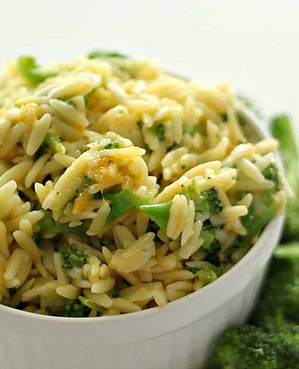 Broccoli and Cheese Orzo Recipe