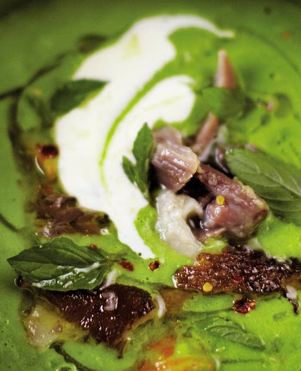 Green Pea and Ham Soup