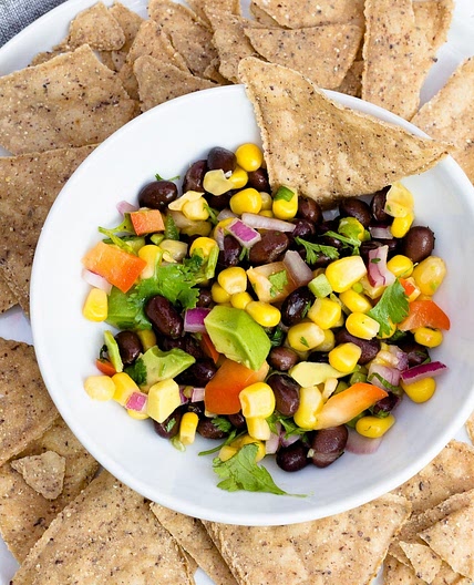 Black Bean and Corn Salsa with Avocado Recipe