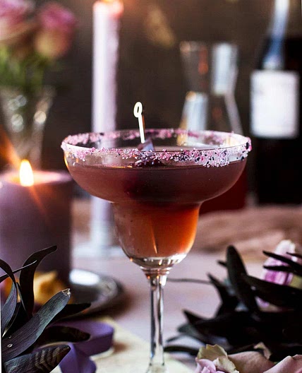 Witches Brew Plum Halloween Margarita