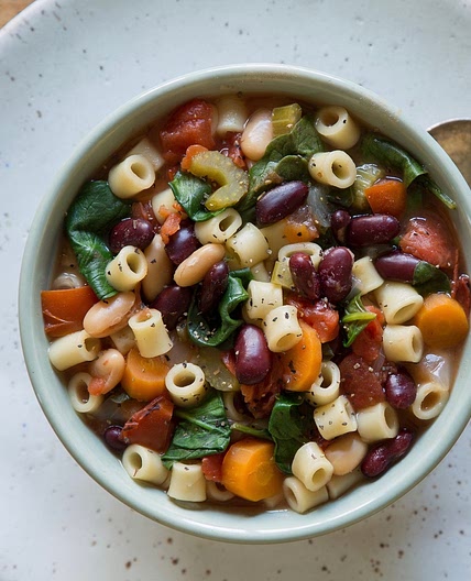 Instant Pot Minestrone with Spinach