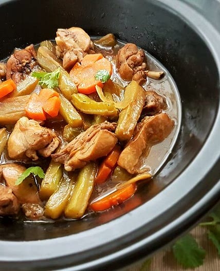 Braised Bitter Gourd with Chicken