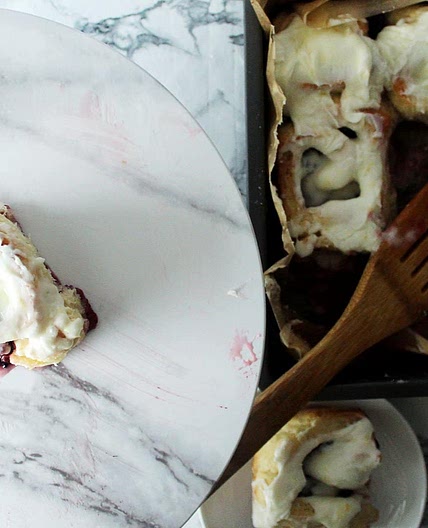 Blackberry Lemon Sweet Rolls