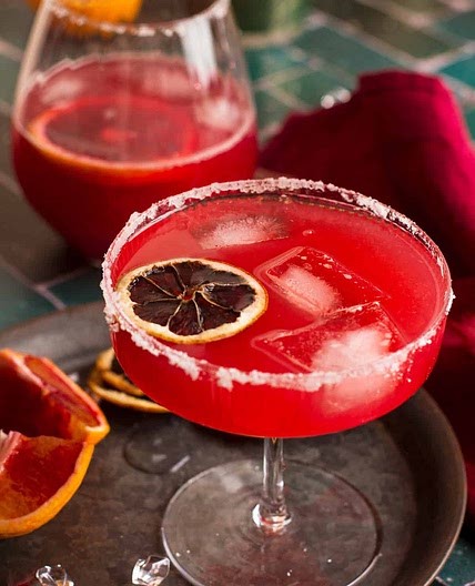 Blood Orange Margarita Cocktail