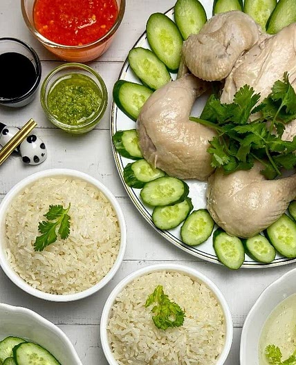 Hainanese Chicken Rice 海南鸡饭