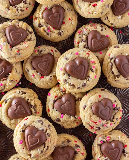 Valentine's Day Chocolate Chip Cookies Recipe