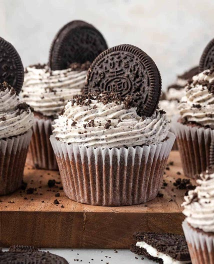 Gluten Free Cookies and Cream Cupcakes