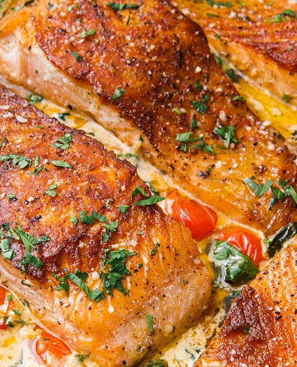 Tuscan Butter Salmon