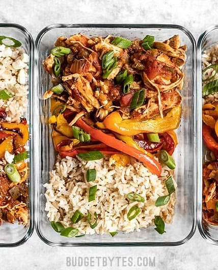 Salsa Chicken Meal Prep Bowls