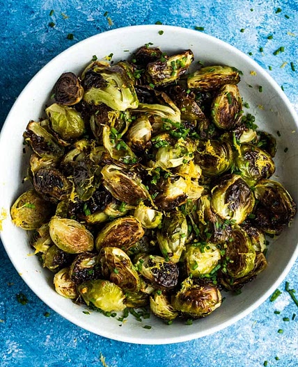 Caramelized Brussels Sprouts with Honey Glaze