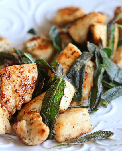 5 Minute Brown Butter Chicken and Crispy Sage