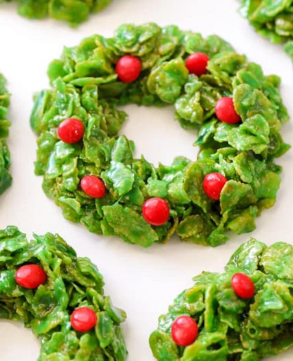 Cornflake Wreath Cookies