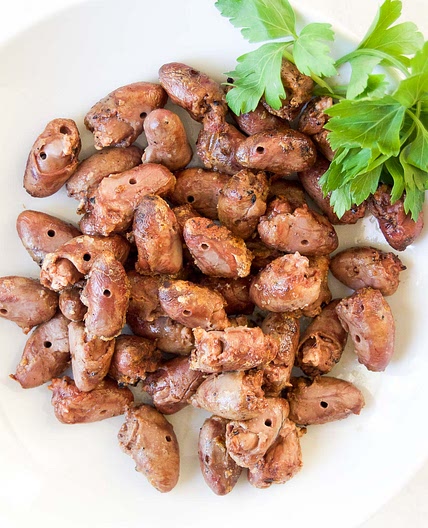 Grilled Chicken Hearts