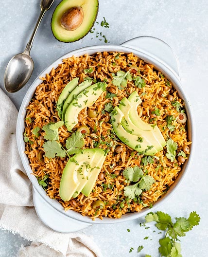 Arroz Con Gandules (rice with pigeon peas)