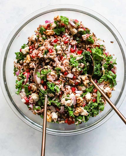 Wild Rice and Pomegranate Salad