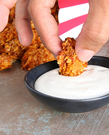 BBQ Popcorn Chicken Recipe by Tasty