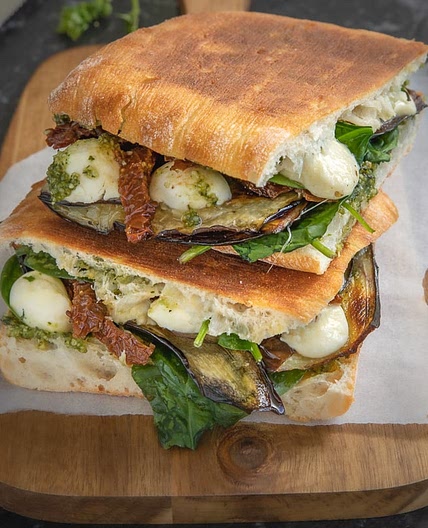 Italian Toasted Veggie Sandwich