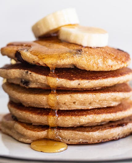 Banana Cottage Cheese Pancakes