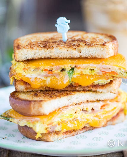 Korean Street Toast Sandwich with Egg