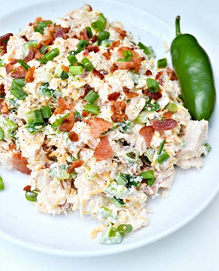 KETO JALAPENO POPPER CHICKEN SALAD