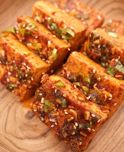 Korean Braised Tofu (Dubu Jorim)