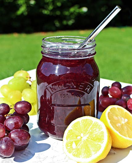 Easy Grape Jam - just 3 ingredients and no pectin!