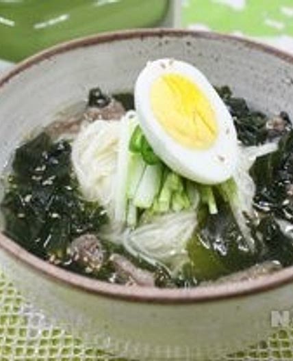 미역냉국수 만드는 법