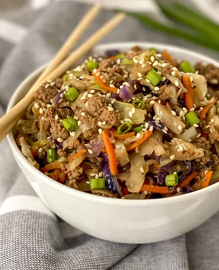 One Pan Egg Roll in a Bowl