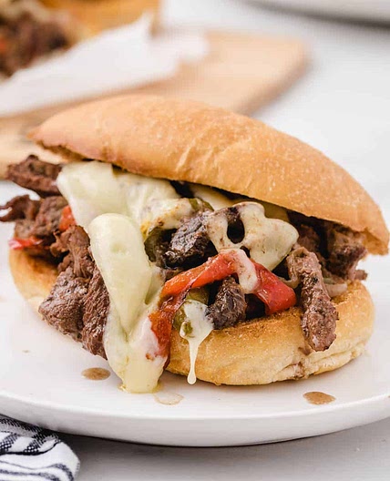 Crockpot Philly Cheesesteak