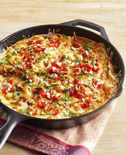 Green Chile Enchilada Casserole