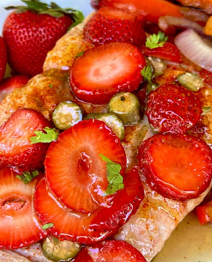 Sassy Strawberry Salmon 