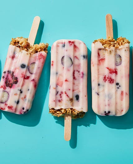Granola & Yogurt Breakfast Popsicles