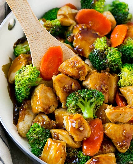 Honey Garlic Chicken Stir Fry