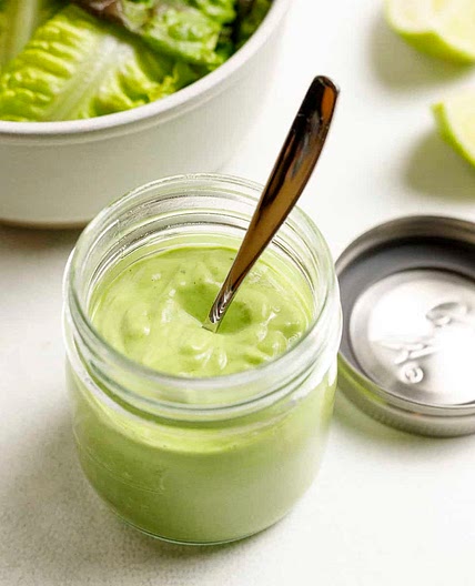 Creamy Cilantro-Avocado Salad Dressing