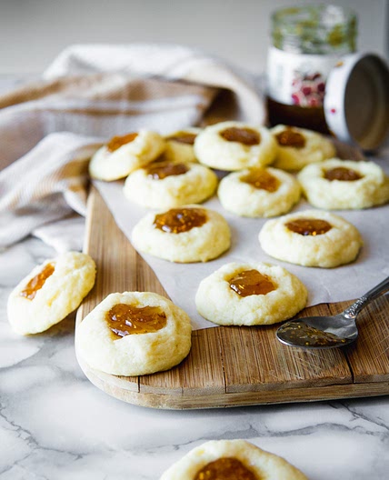 Soft Ricotta Cookies with Fig Jam