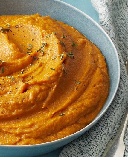Mashed Sweet Potato and Carrots