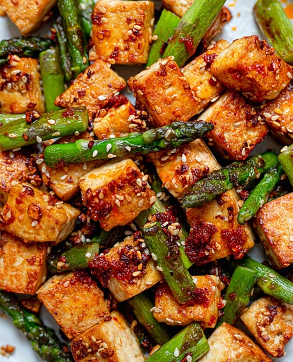 Asparagus and Tofu Stir Fry